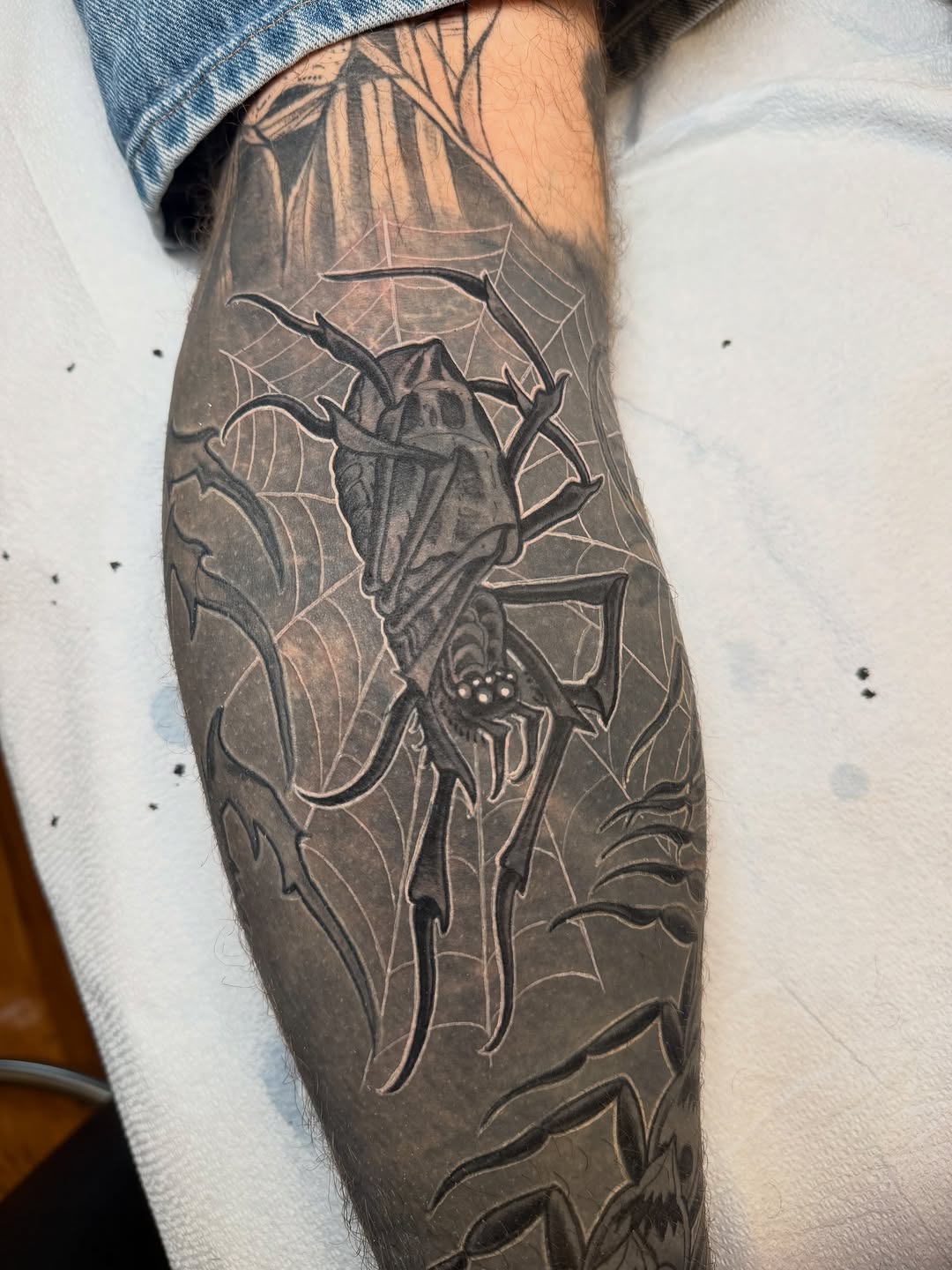 Tattoo by @jbarnett_art — black_and_grey, realism