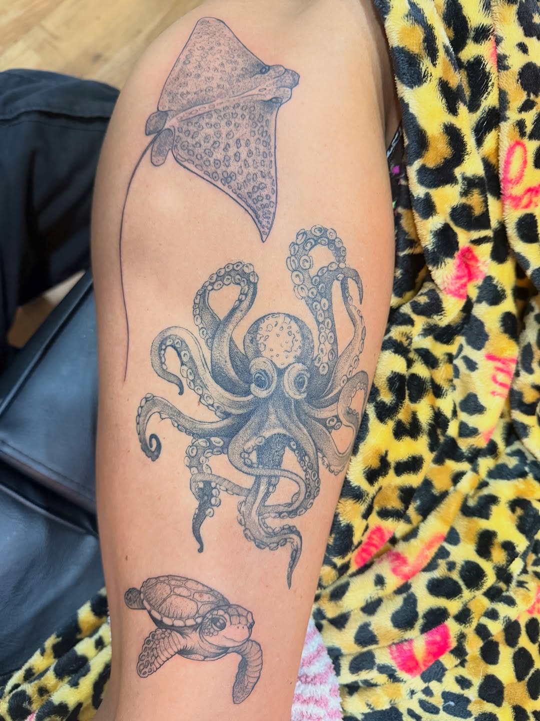 Tattoo by @scottys_ink315 — realism, black_and_grey