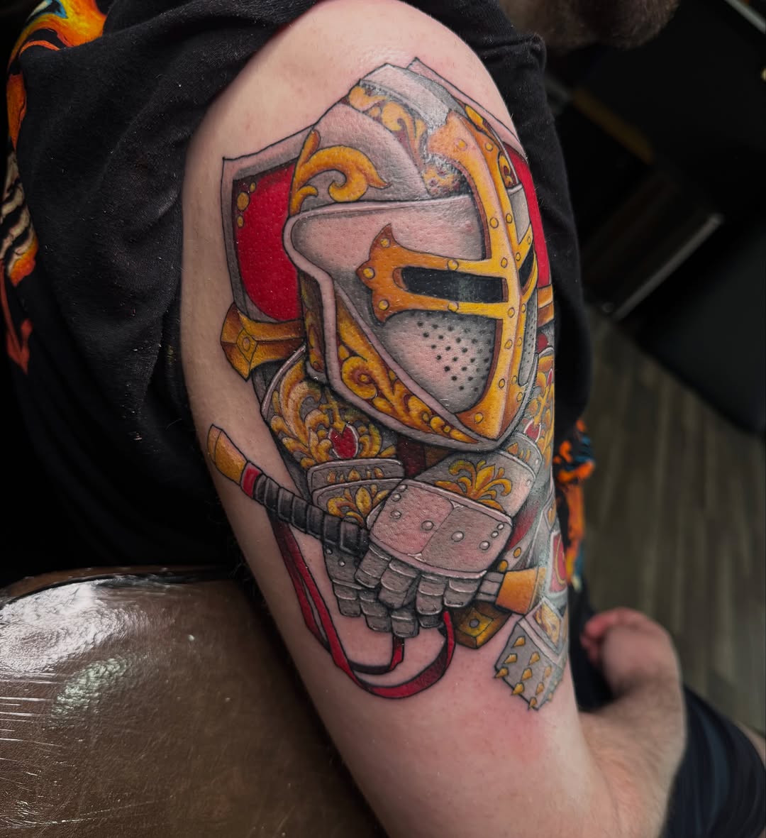 Tattoo by @fragiledagger — neo_traditional, realism