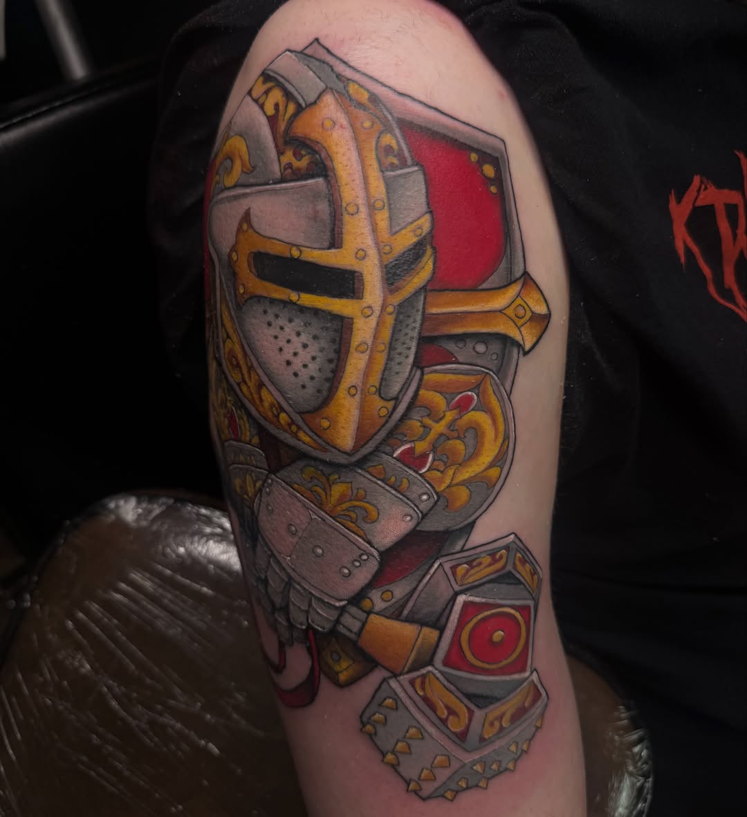 Tattoo by @fragiledagger — neo_traditional, realism