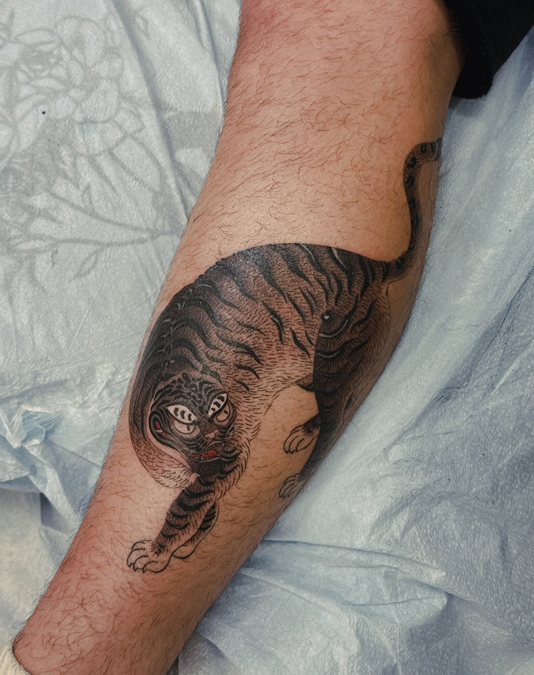 Tattoo by @bidan_gil β japanese_irezumi, black_and_grey