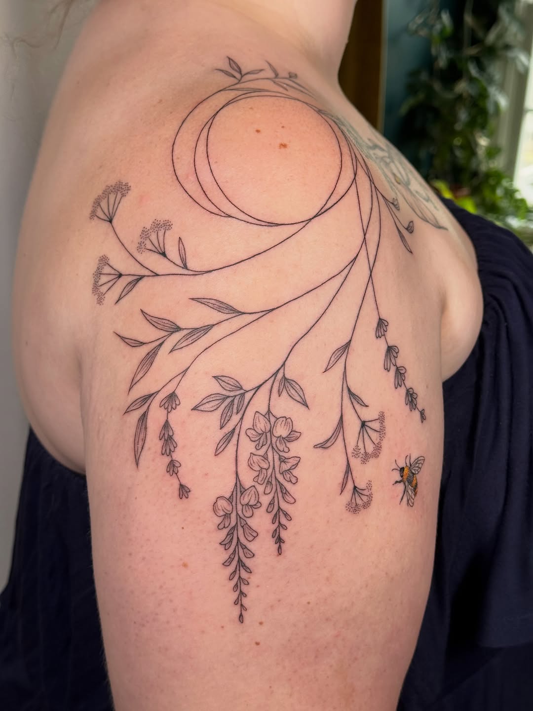 Tattoo by @larkrestattoos — fine_line, dotwork