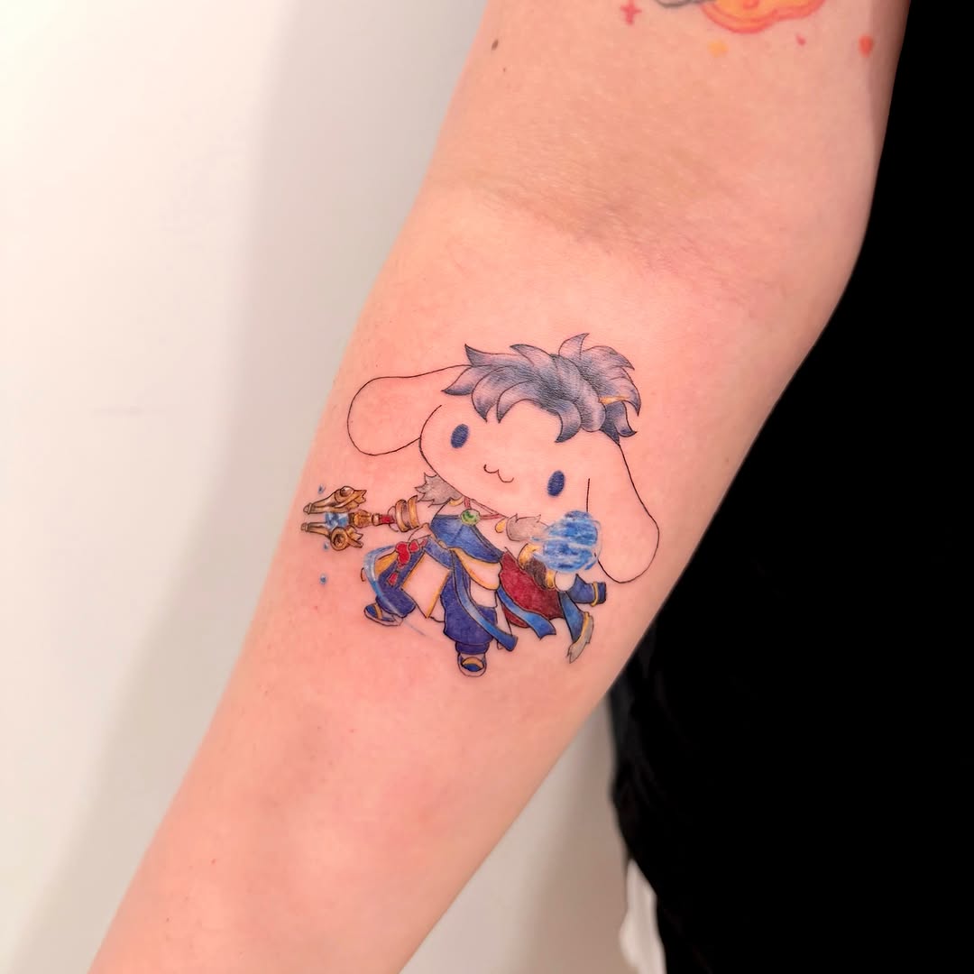 Tattoo by @chibi.inks โ anime