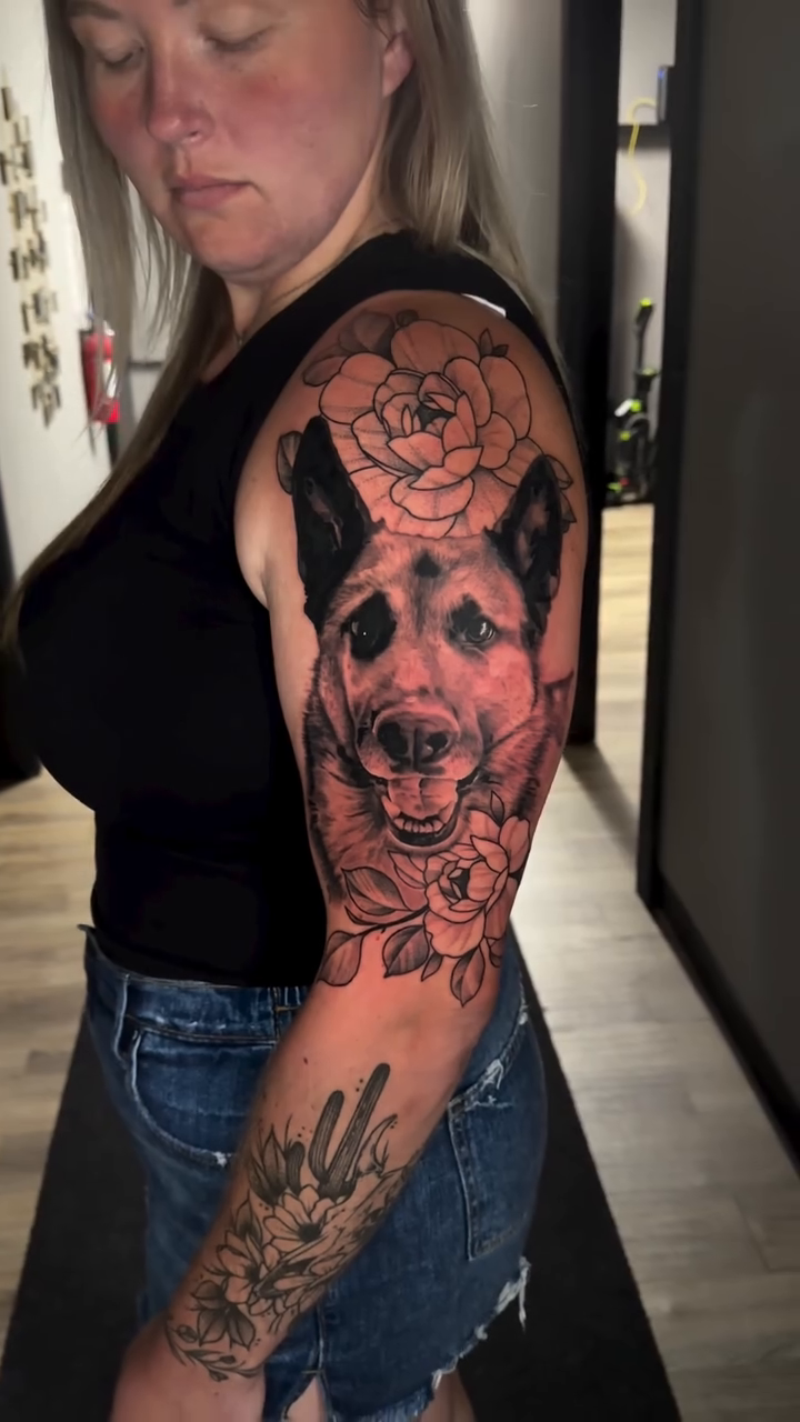Tattoo by @chadbelltattoos โ realism, black_and_grey