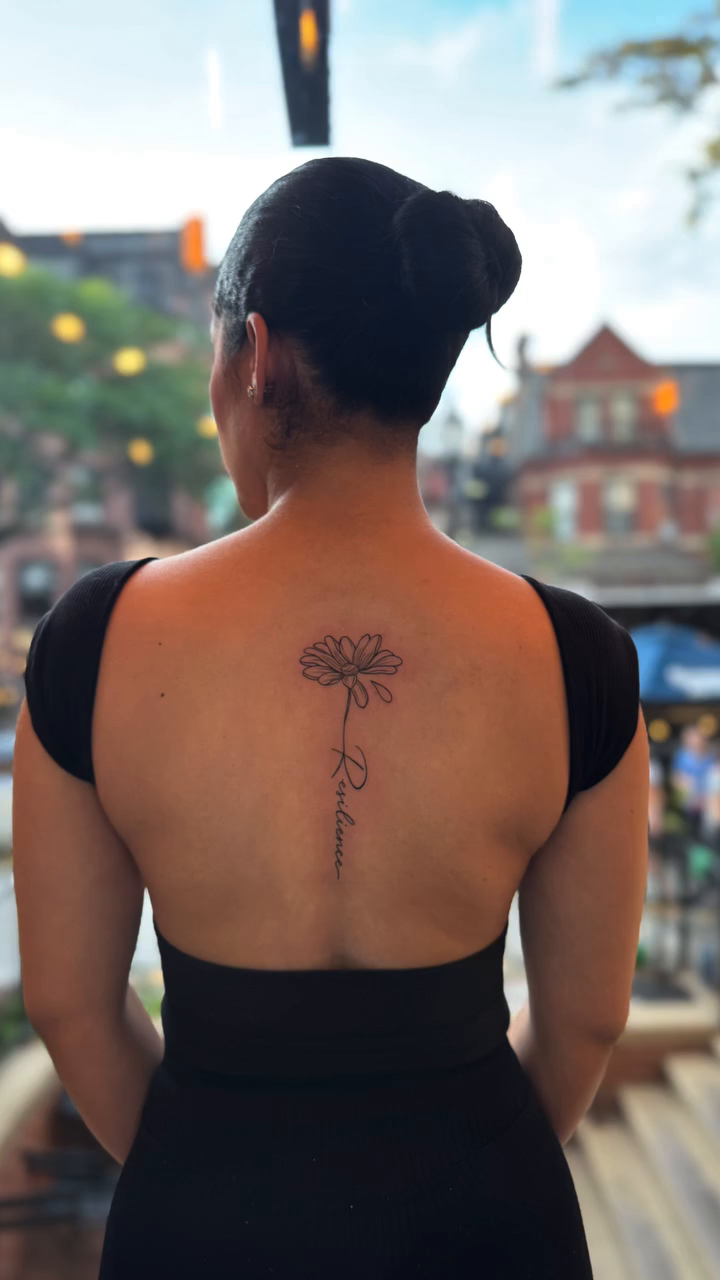 Tattoo by @abel.tattooart — fine_line, lettering_script