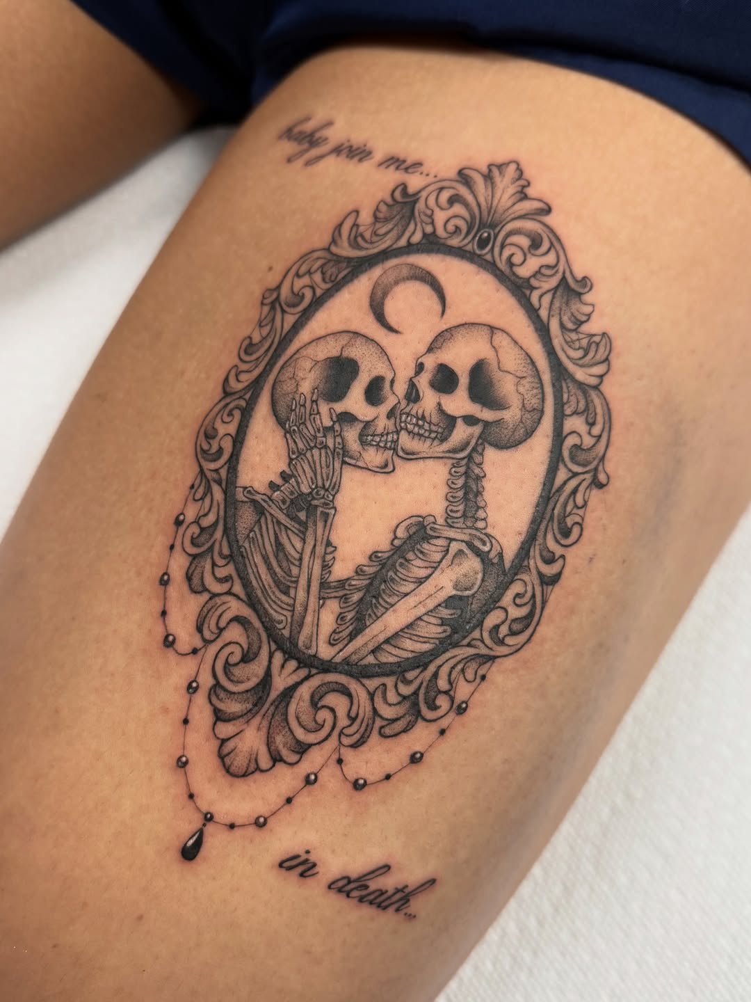 Tattoo by @babytattooer — black_and_grey, illustrative