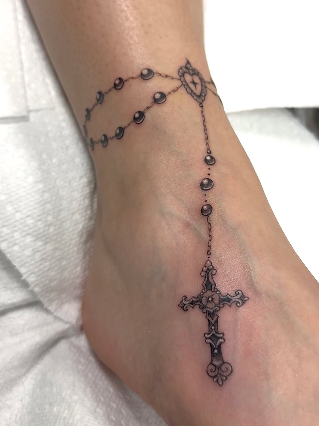 Tattoo by @babytattooer — black_and_grey, ornamental