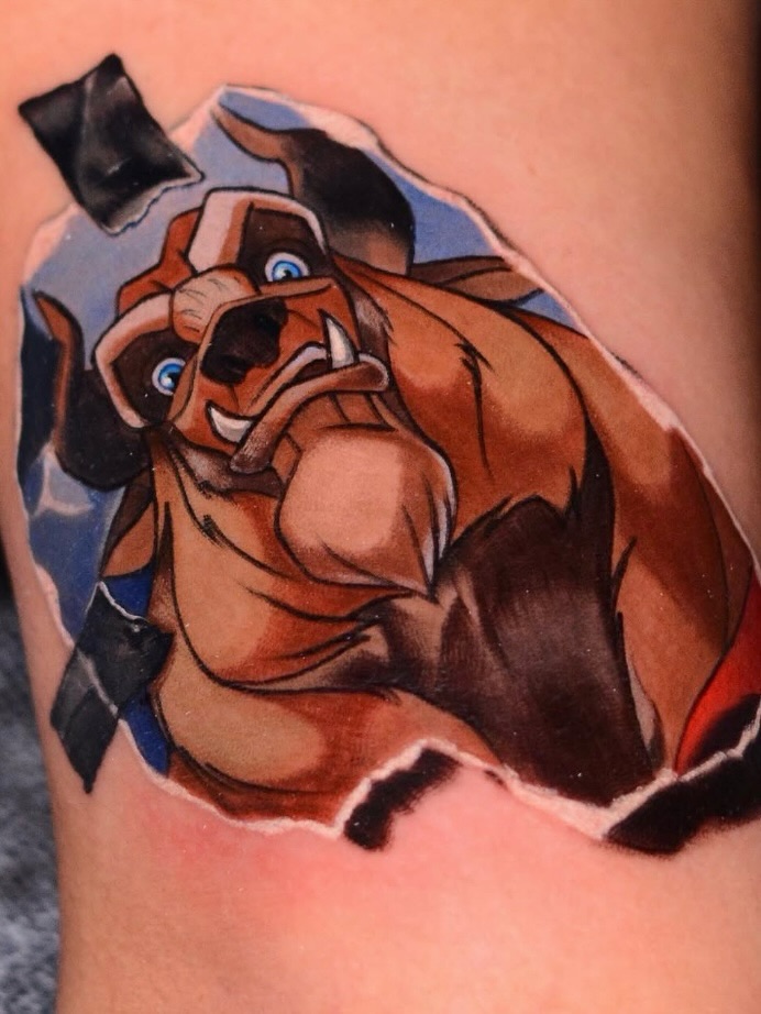 Tattoo by @ben_ochoa โ new_school, anime