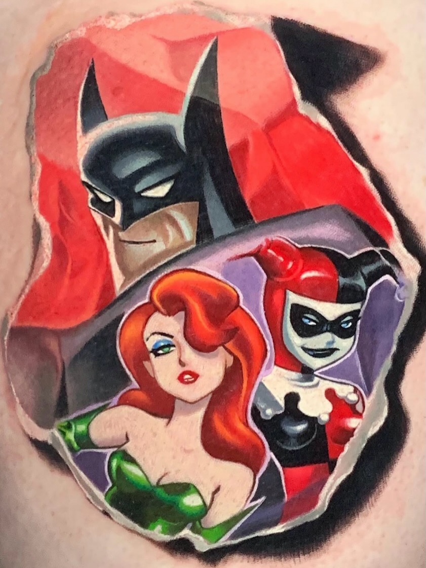Tattoo by @ben_ochoa โ new_school, anime