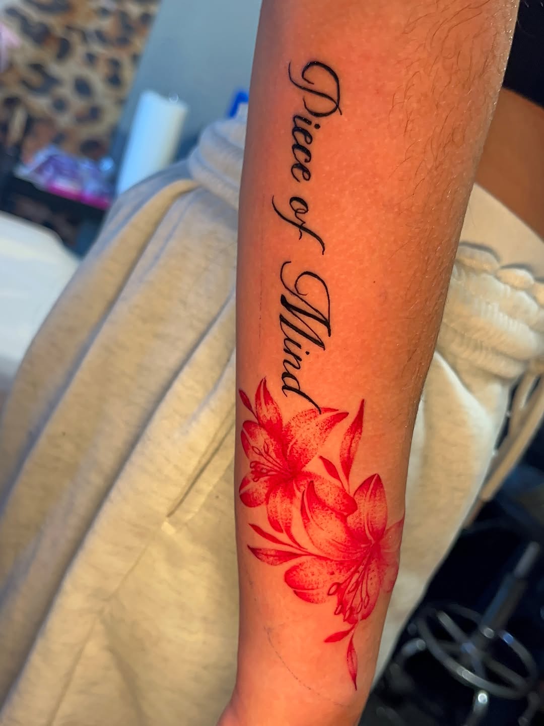 Tattoo by @xlynaeink โ lettering_script, fine_line