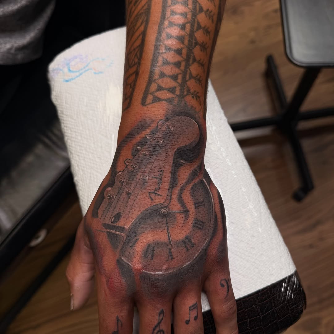 Tattoo by @meme_tattoos — realism, black_and_grey