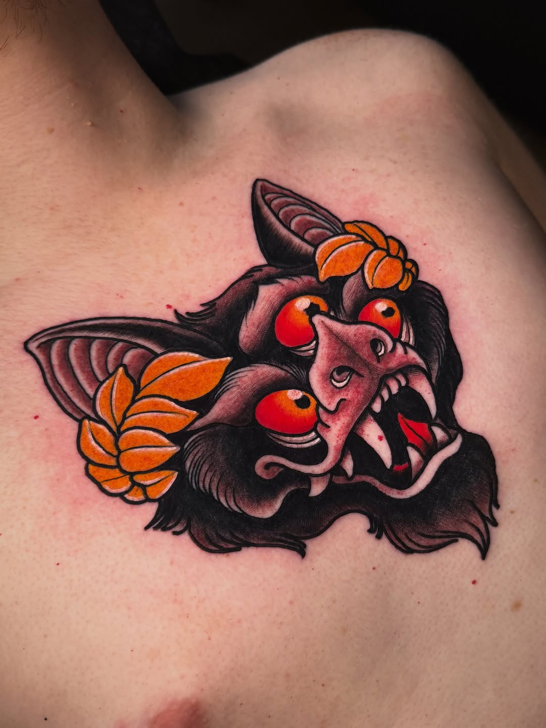 Tattoo by @_jesstattoos — american_traditional, illustrative