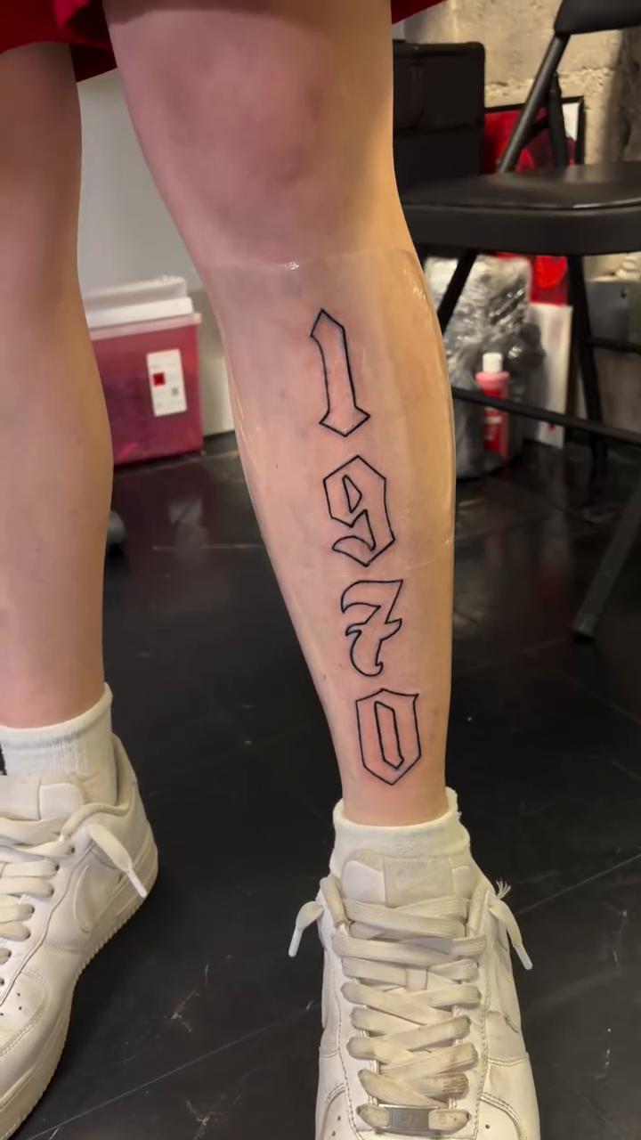 Tattoo by @lilzz_ink โ lettering_script