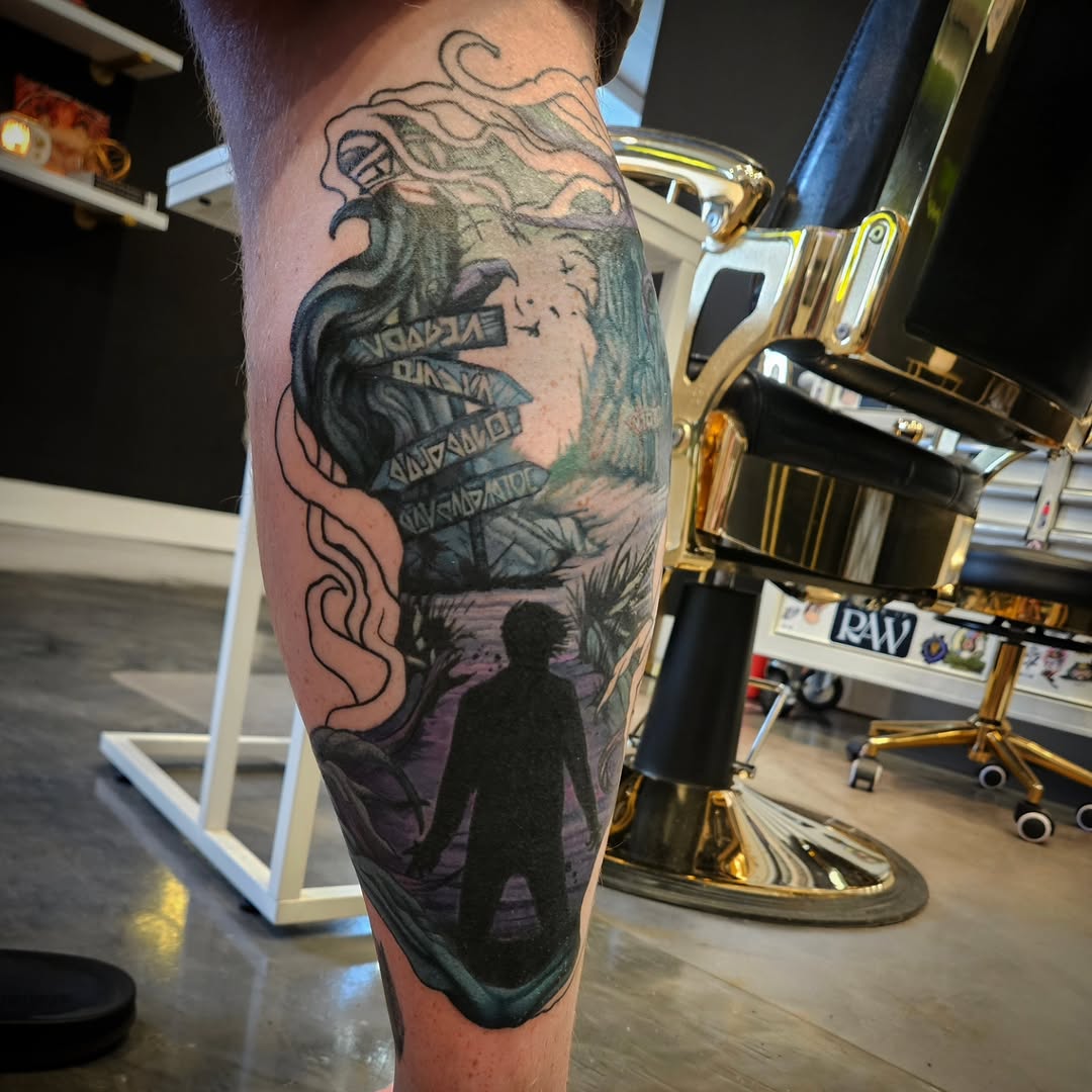 Tattoo by @hamilexis.art — illustrative, dark_realism
