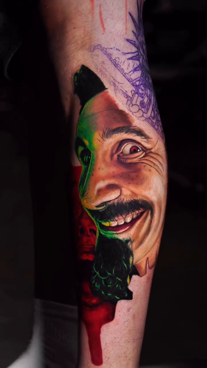 Tattoo by @alias.zala.tattoo — realism, trash_polka
