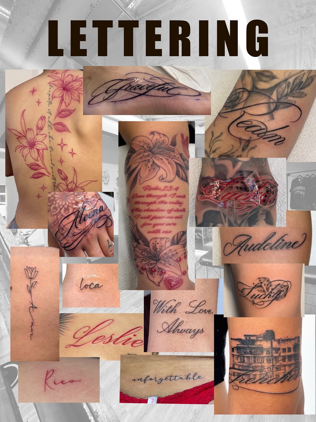 Tattoo by @nudylicioustattoos — lettering_script, fine_line