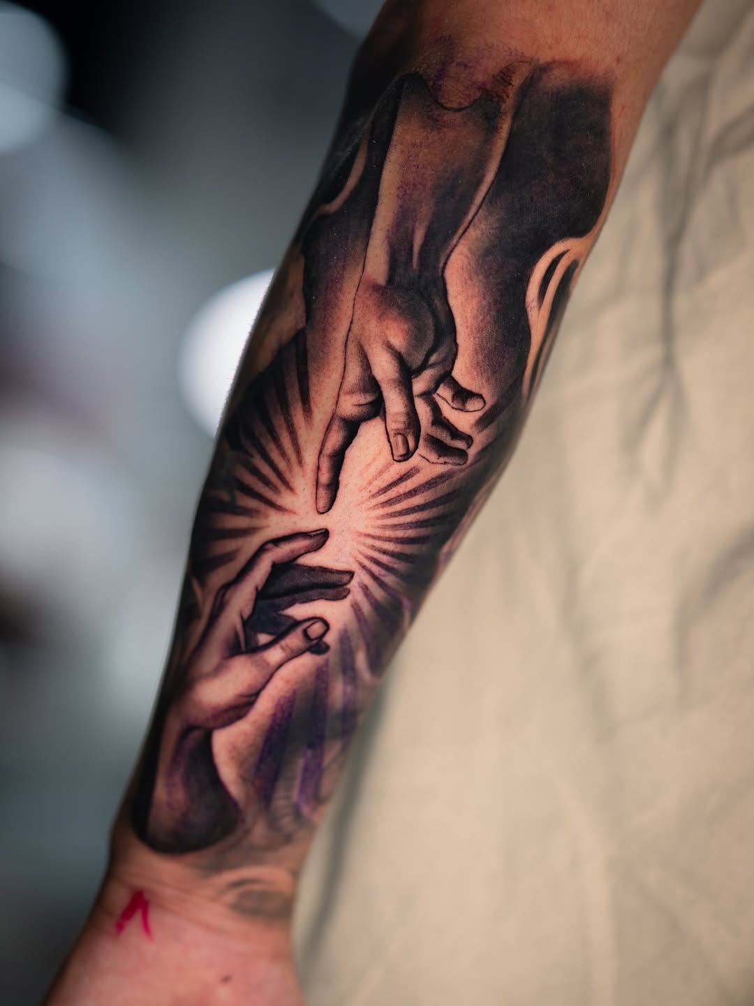 Tattoo by @joey_hella — realism, black_and_grey