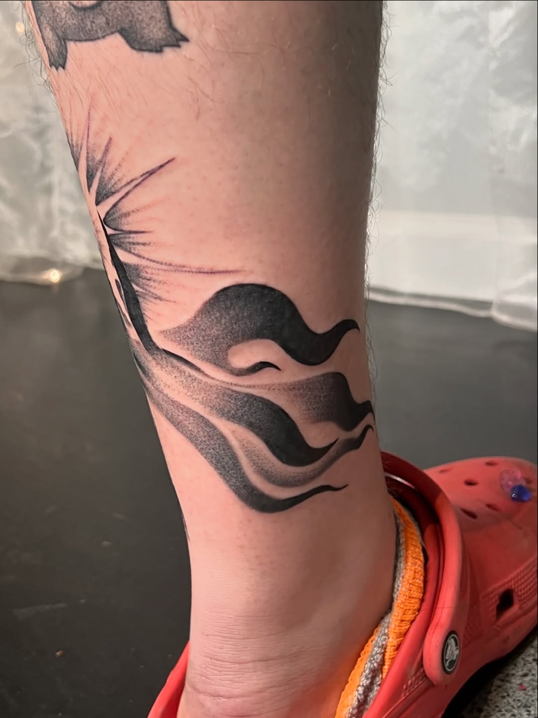 Tattoo by @kaiatattoos — dotwork, black_and_grey