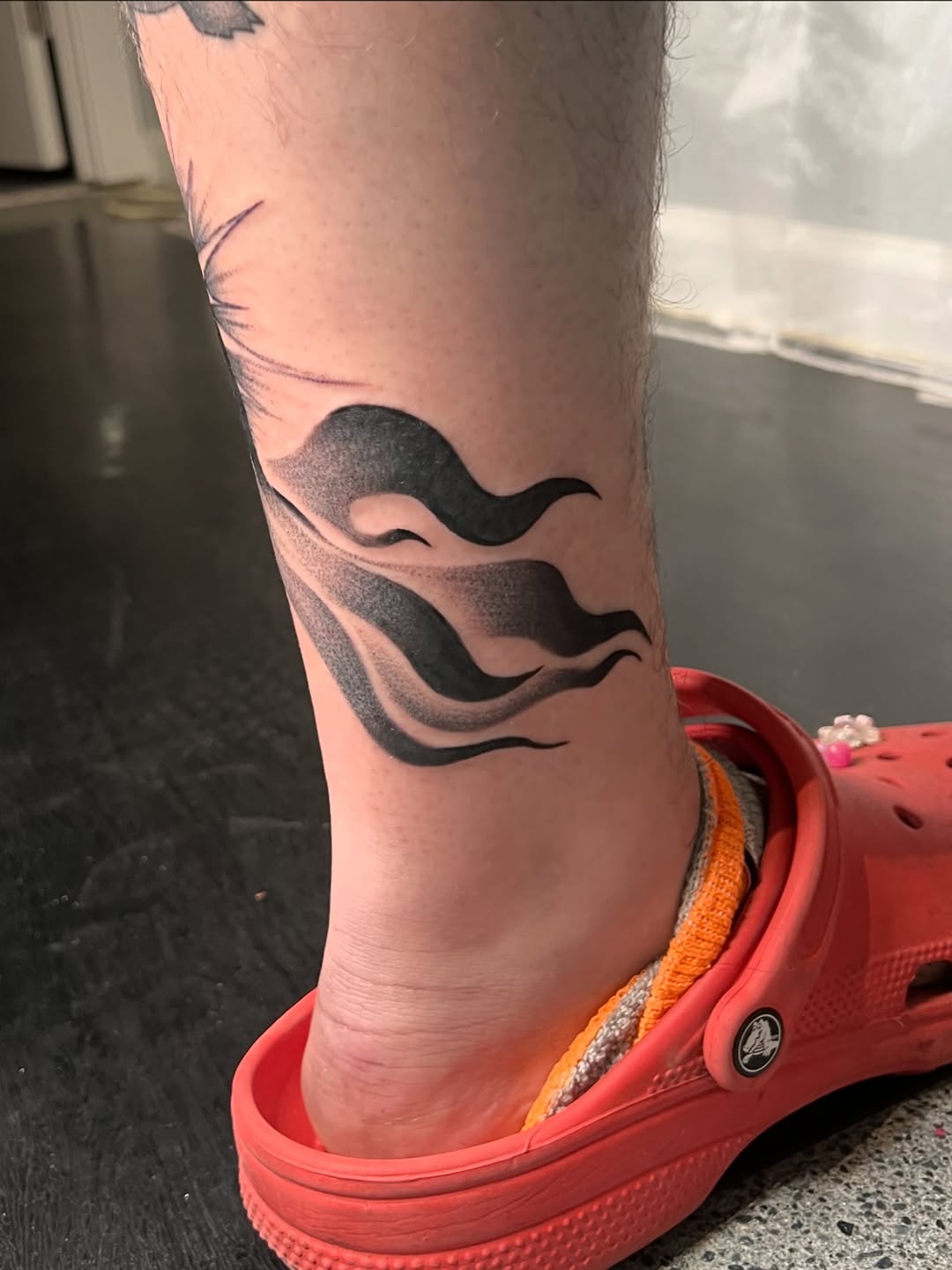 Tattoo by @kaiatattoos — black_and_grey, dotwork