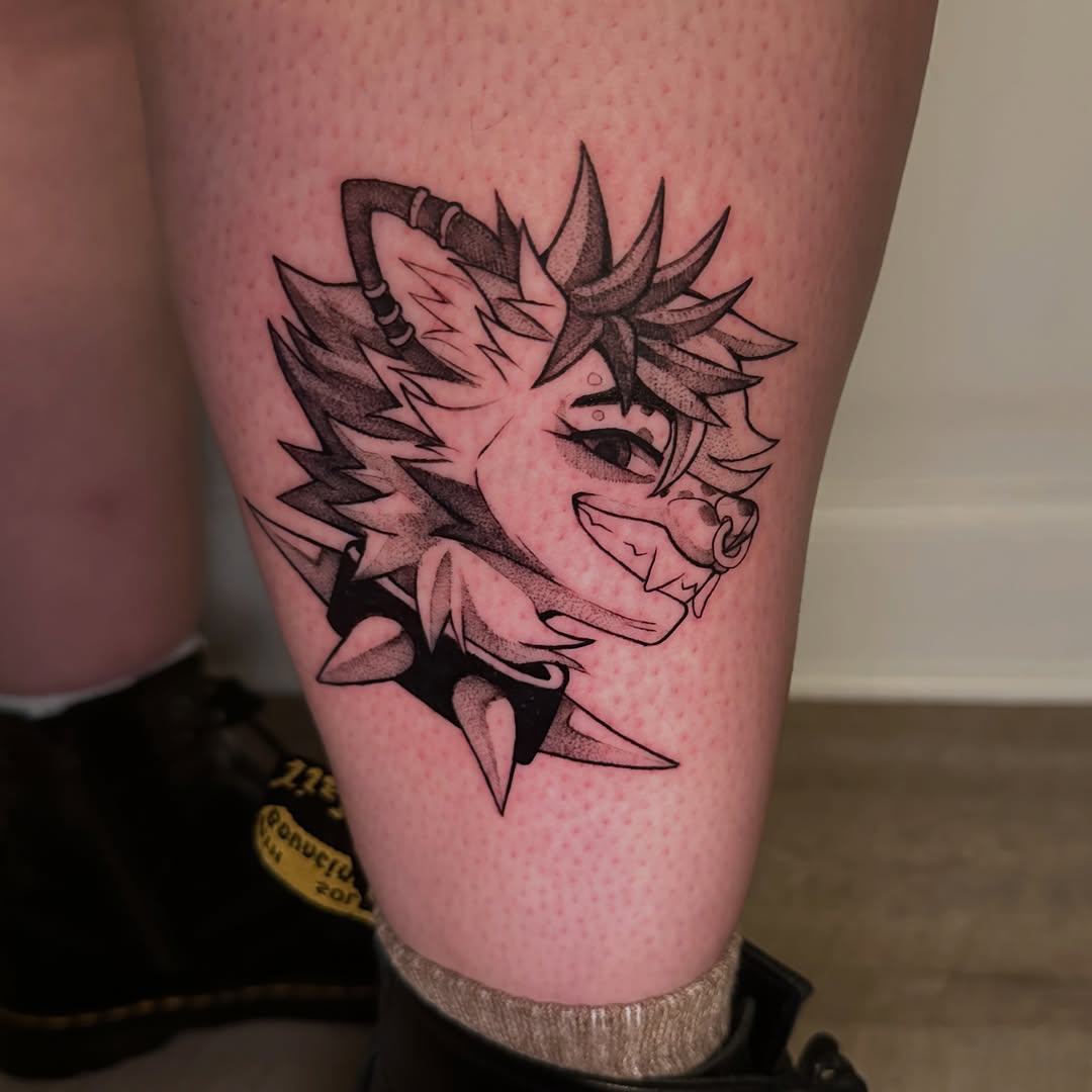 Tattoo by @deggy_tattoo โ new_school, dotwork