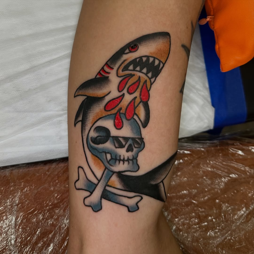 Tattoo by @andyisashark — american_traditional