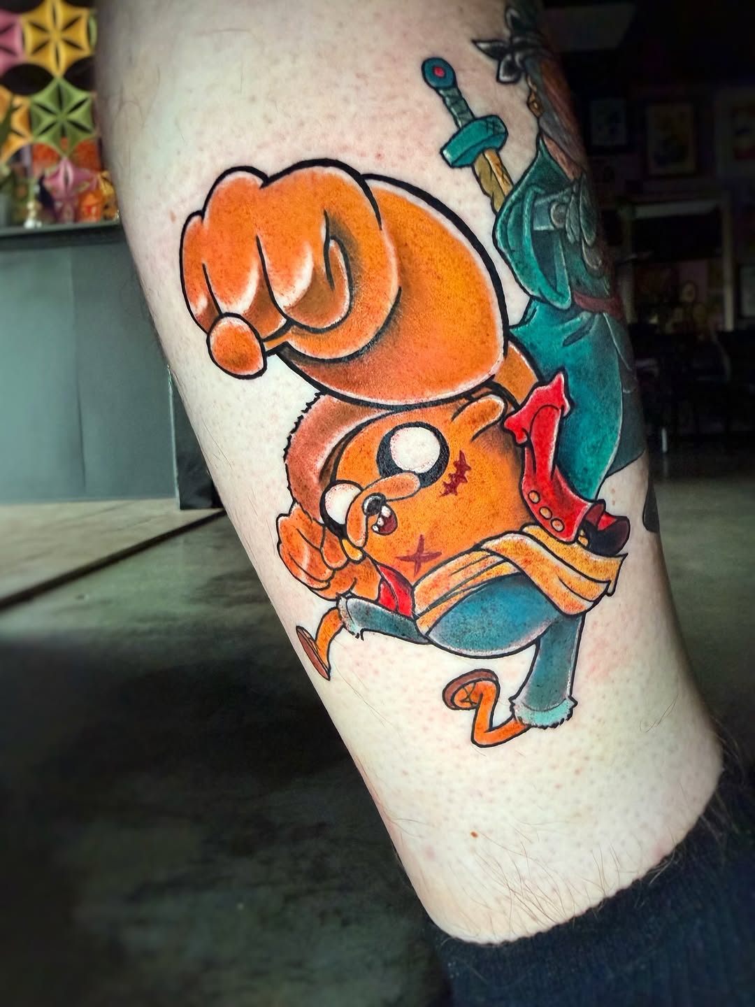 Tattoo by @q.k.tattoo โ new_school, anime