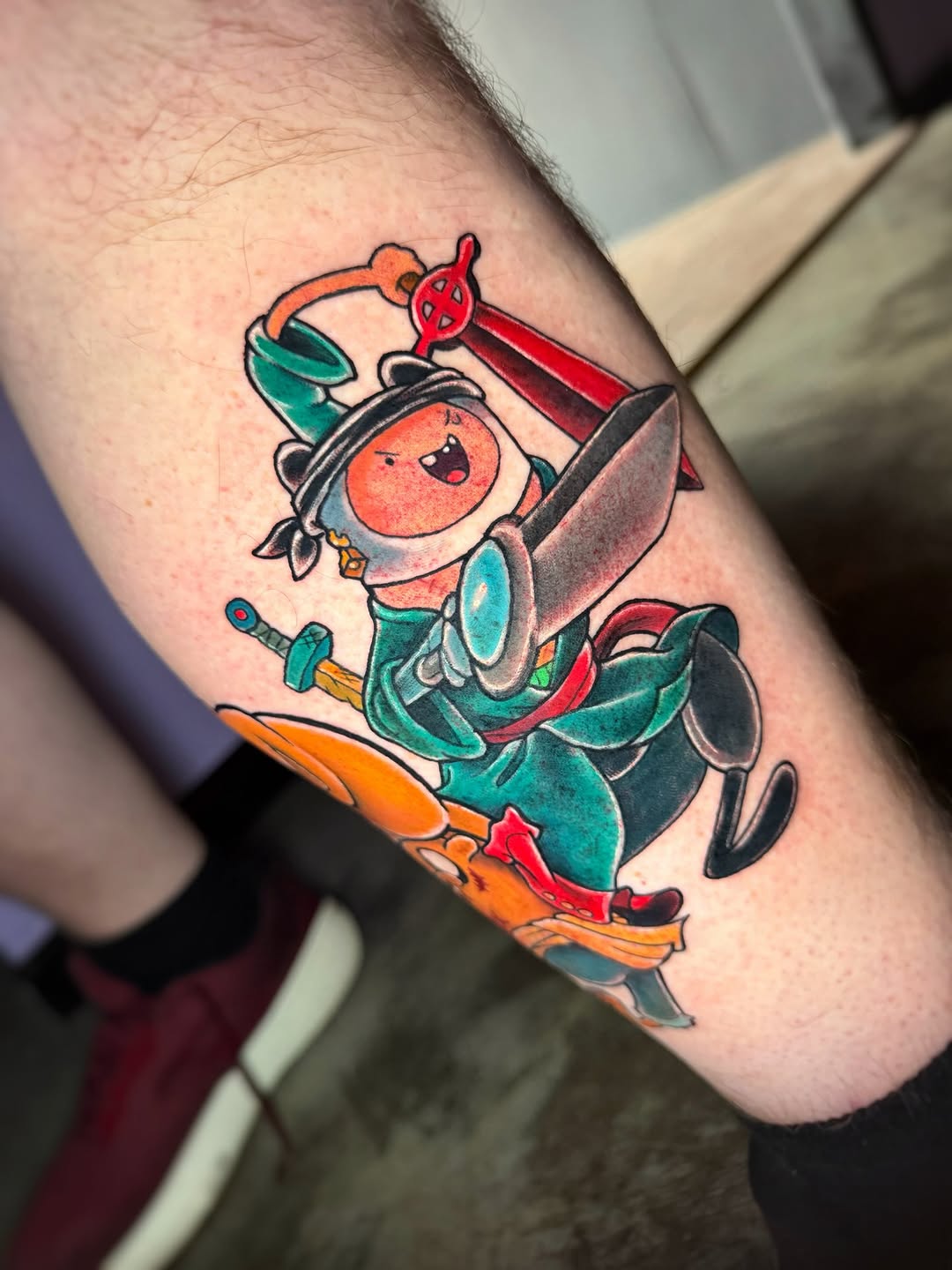 Tattoo by @q.k.tattoo โ new_school, anime