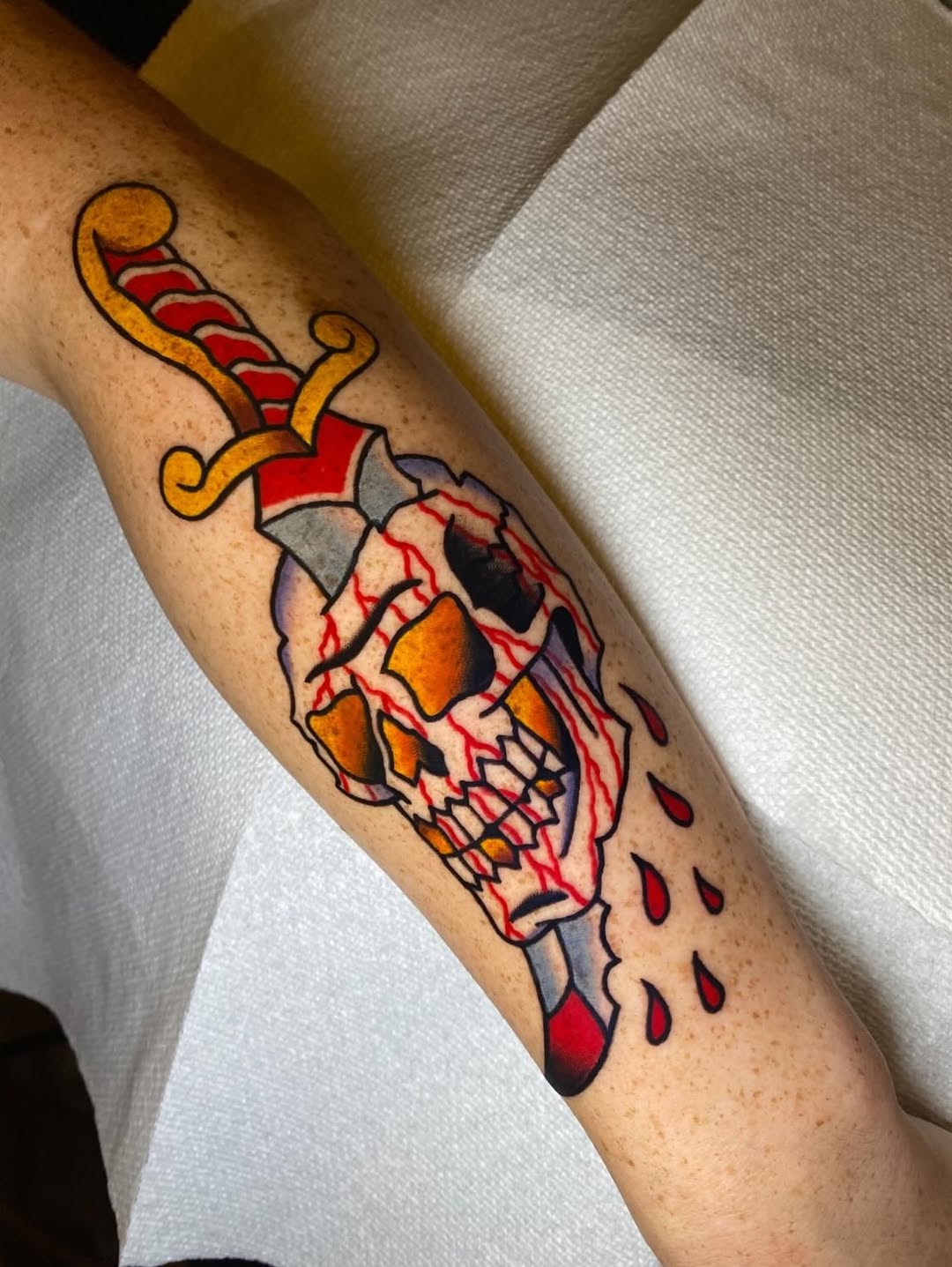 Tattoo by @gunnar_tatts โ american_traditional