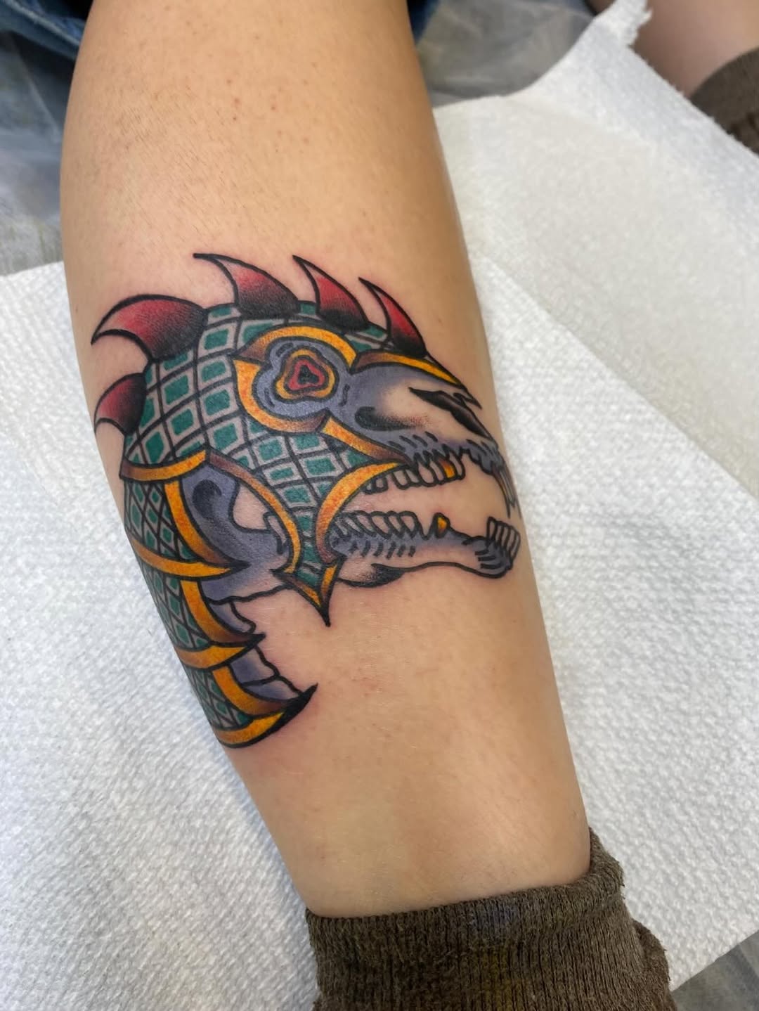Tattoo by @gunnar_tatts โ american_traditional