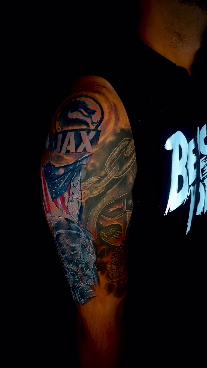 Tattoo by @romanstarkey_ — realism, trash_polka