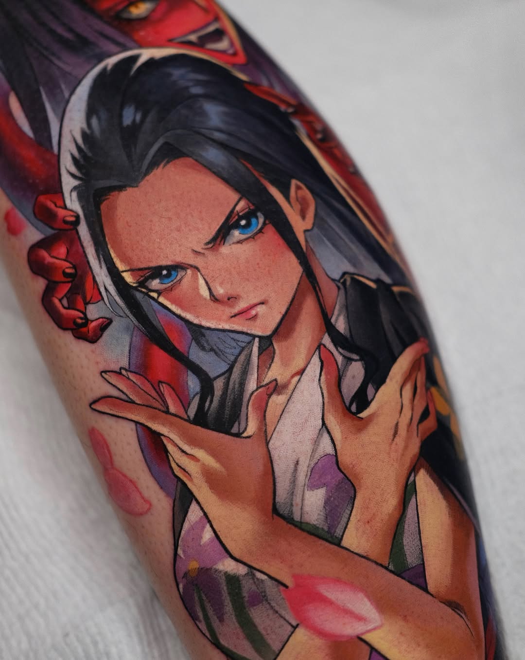 Tattoo by @green.vesper — anime, realism