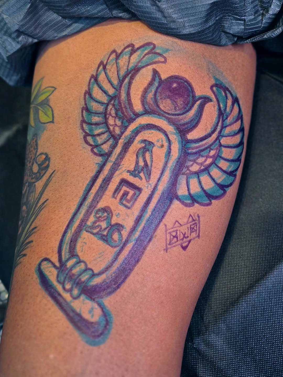 Tattoo by @blvqwulph — blackwork, geometric
