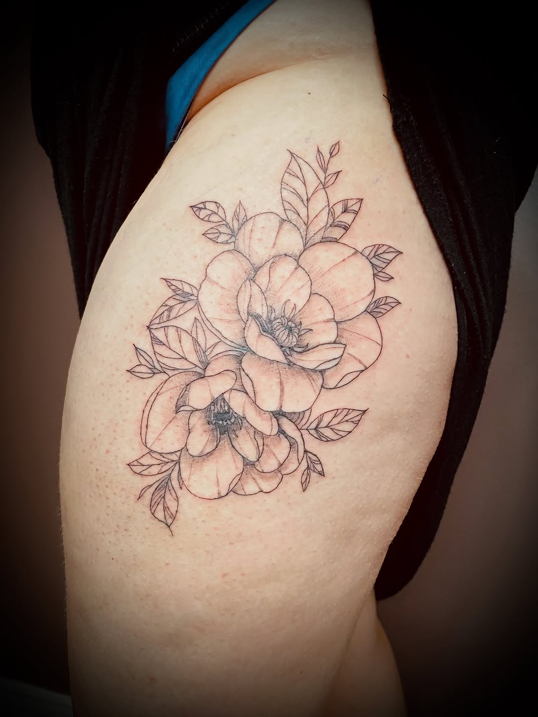 Tattoo by @scare_bear_tattoos — illustrative, fine_line