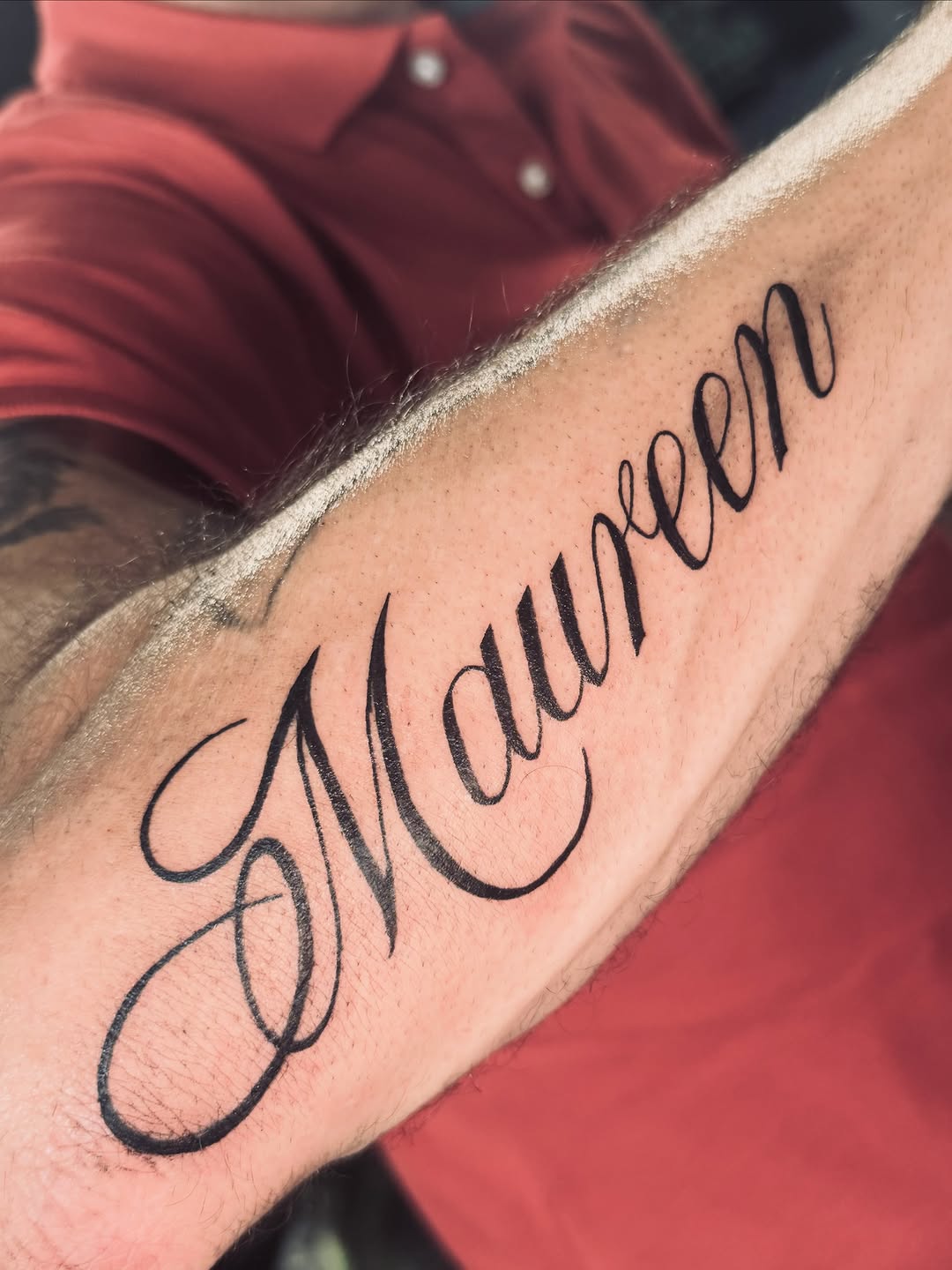 Tattoo by @ether_inc — lettering_script, fine_line