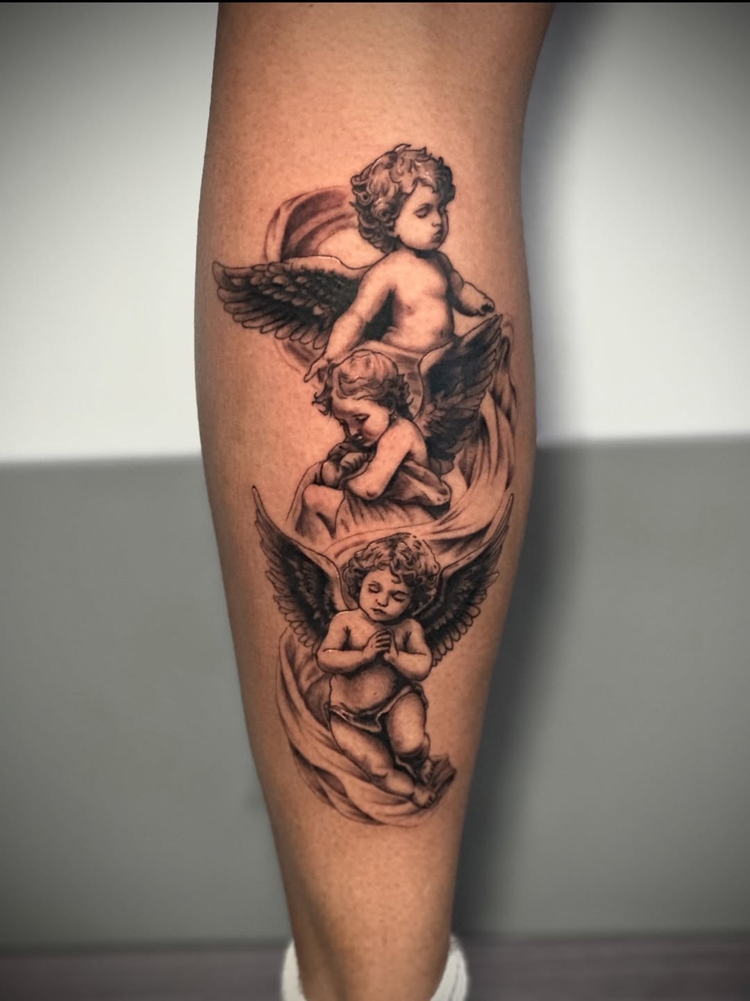Tattoo by @cazztro.tattoo โ black_and_grey, realism
