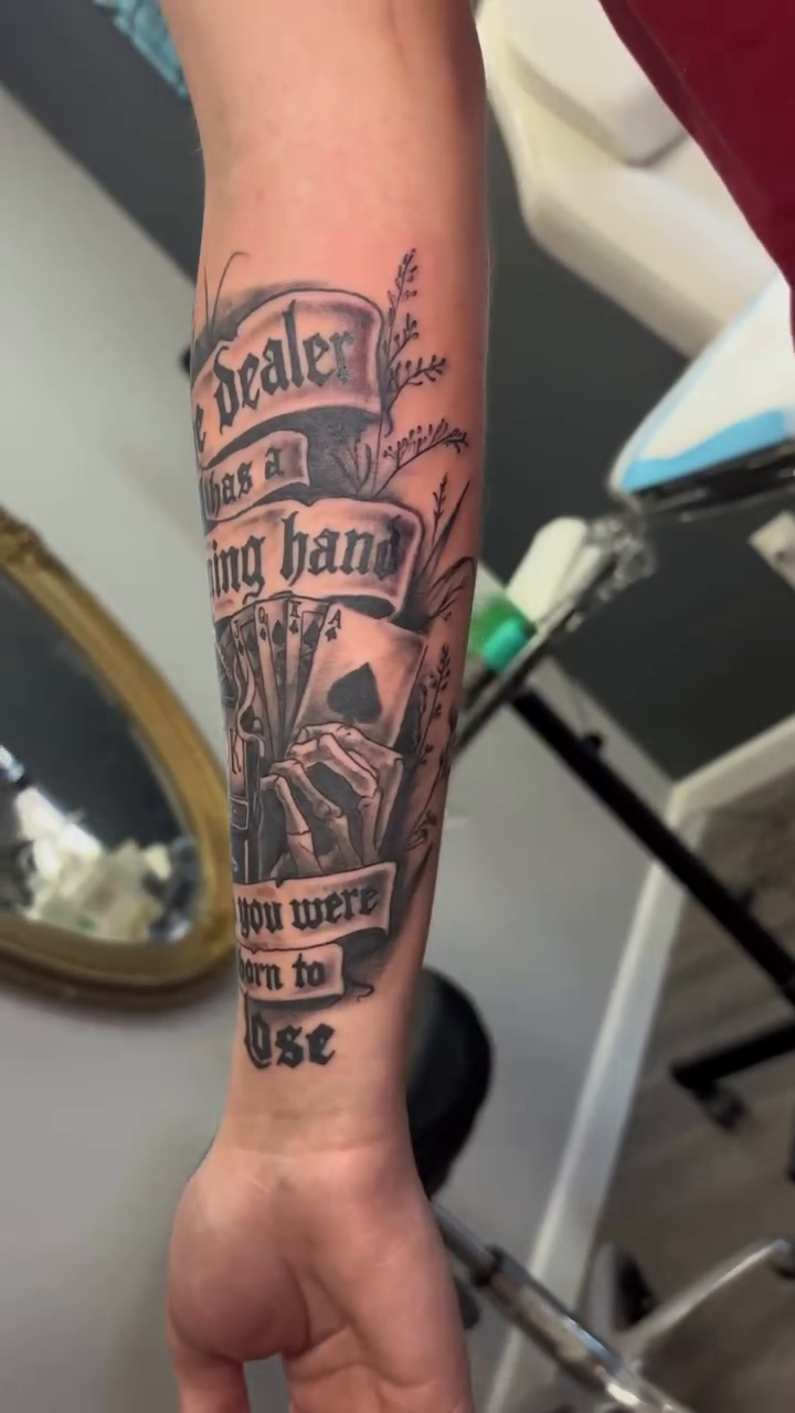 Tattoo by @ef86_vs1 — black_and_grey, lettering_script