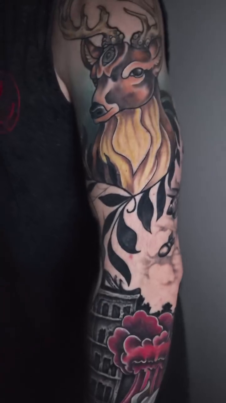 Tattoo by @poppet.arts — realism, japanese_irezumi