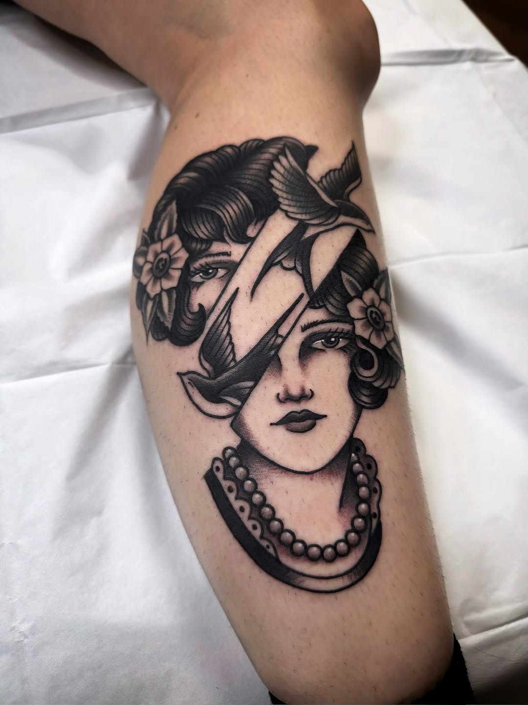 Tattoo by @travstattoos — american_traditional, illustrative