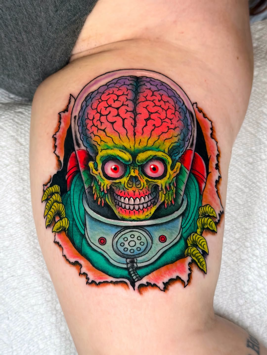 Tattoo by @randyconnertattoo — new_school