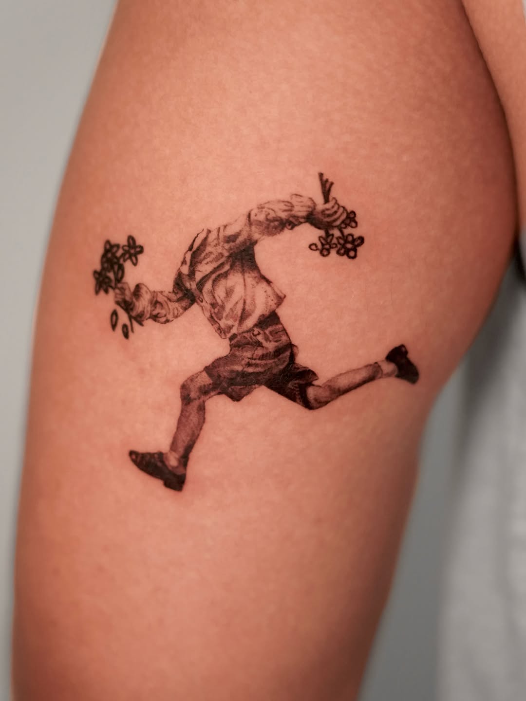 Tattoo by @2erotatt2 — realism, black_and_grey