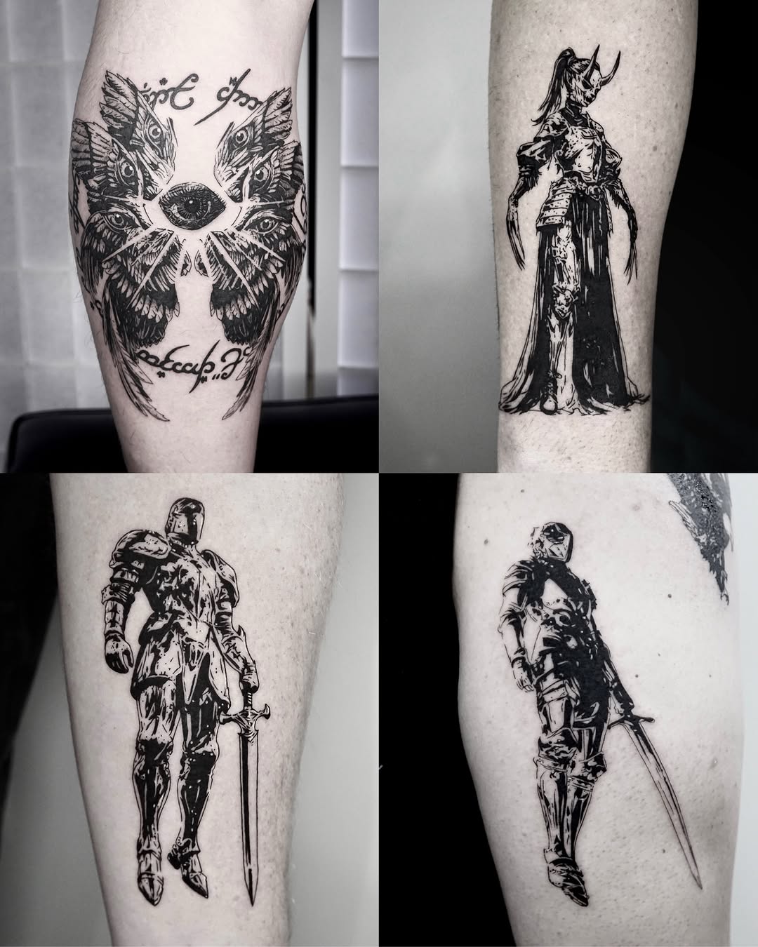 Tattoo by @caesar_tattooer — blackwork, lettering_script