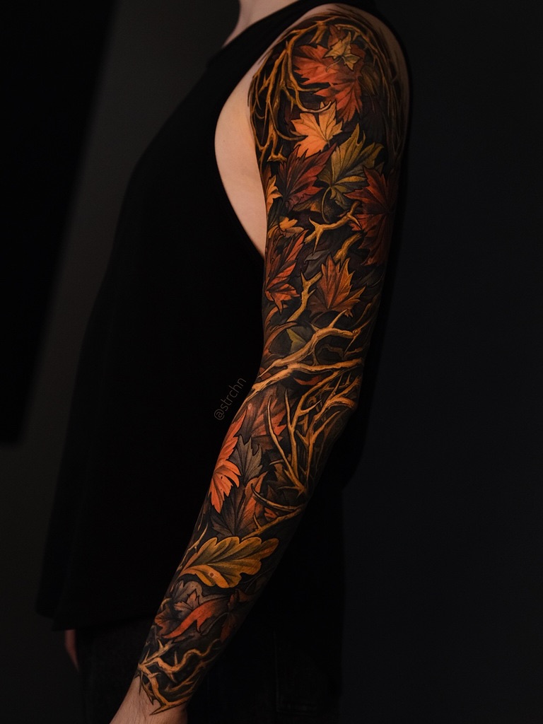 Tattoo by @strchn — realism, black_and_grey