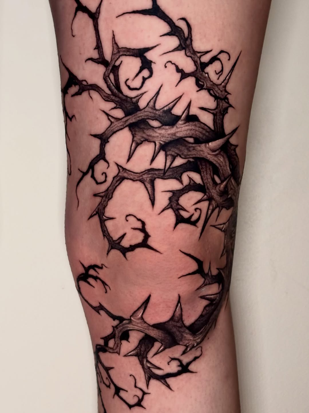 Tattoo by @juuls.ink — blackwork, illustrative