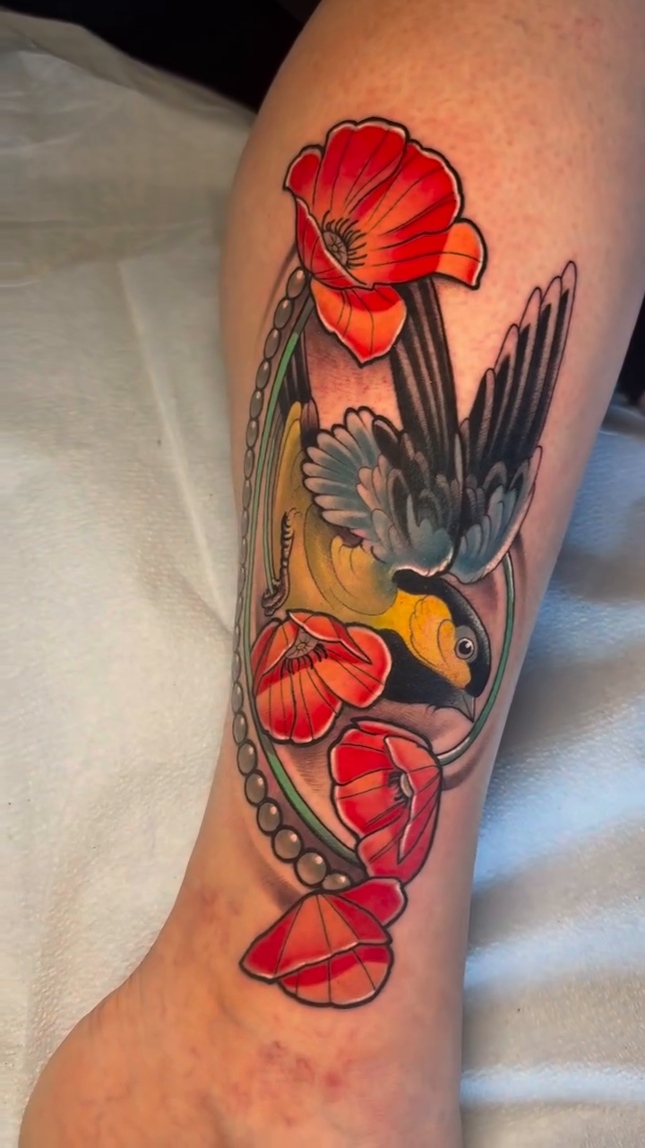 Tattoo by @the_flame_spitta — neo_traditional, realism