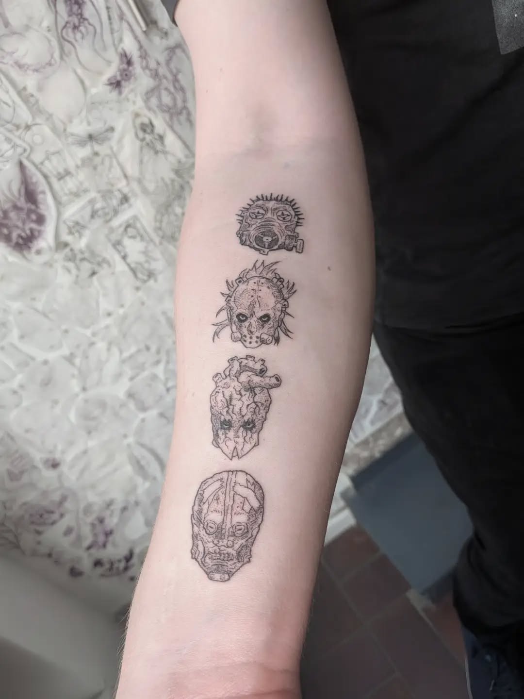 Tattoo by @dyni.morgho β illustrative, dark_realism