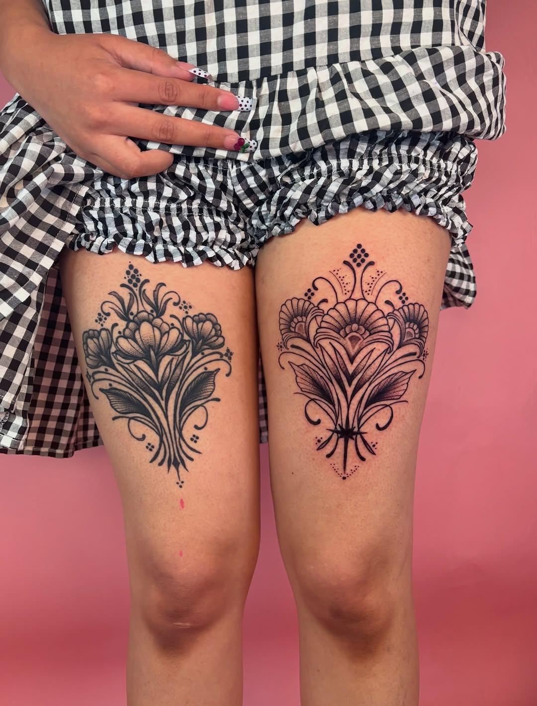 Tattoo by @badassbutterfly — illustrative, dotwork