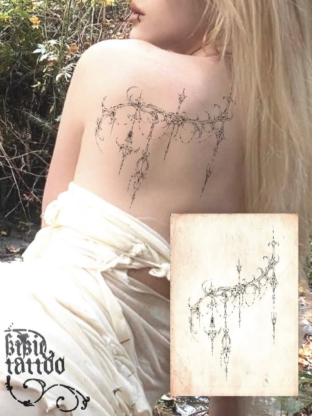 Tattoo by @bibie.ttt — fine_line, ornamental