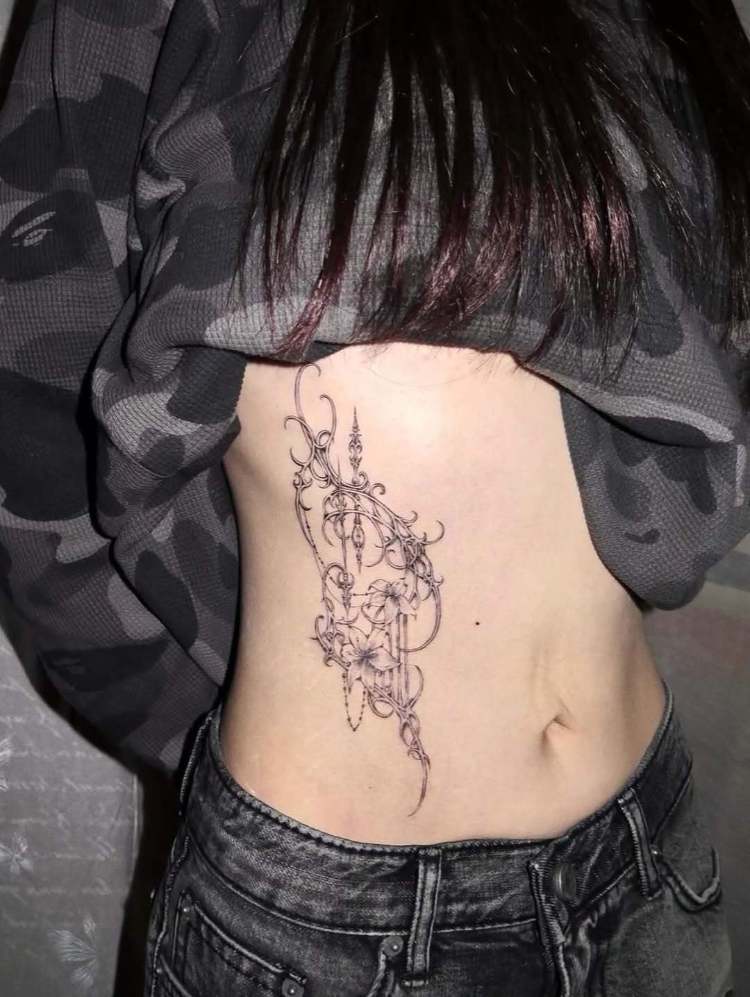 Tattoo by @bibie.ttt — fine_line, ornamental
