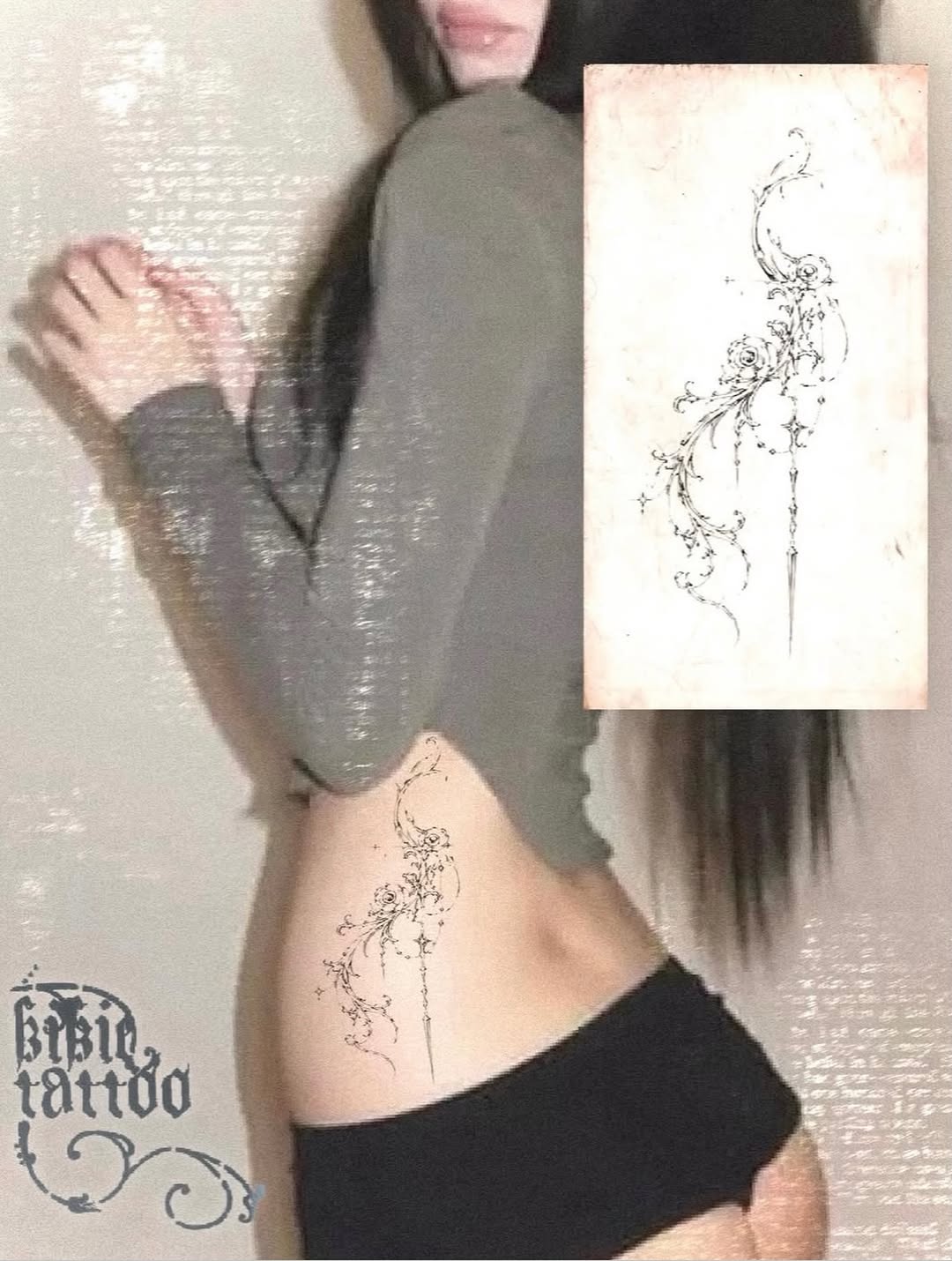 Tattoo by @bibie.ttt — fine_line, ornamental