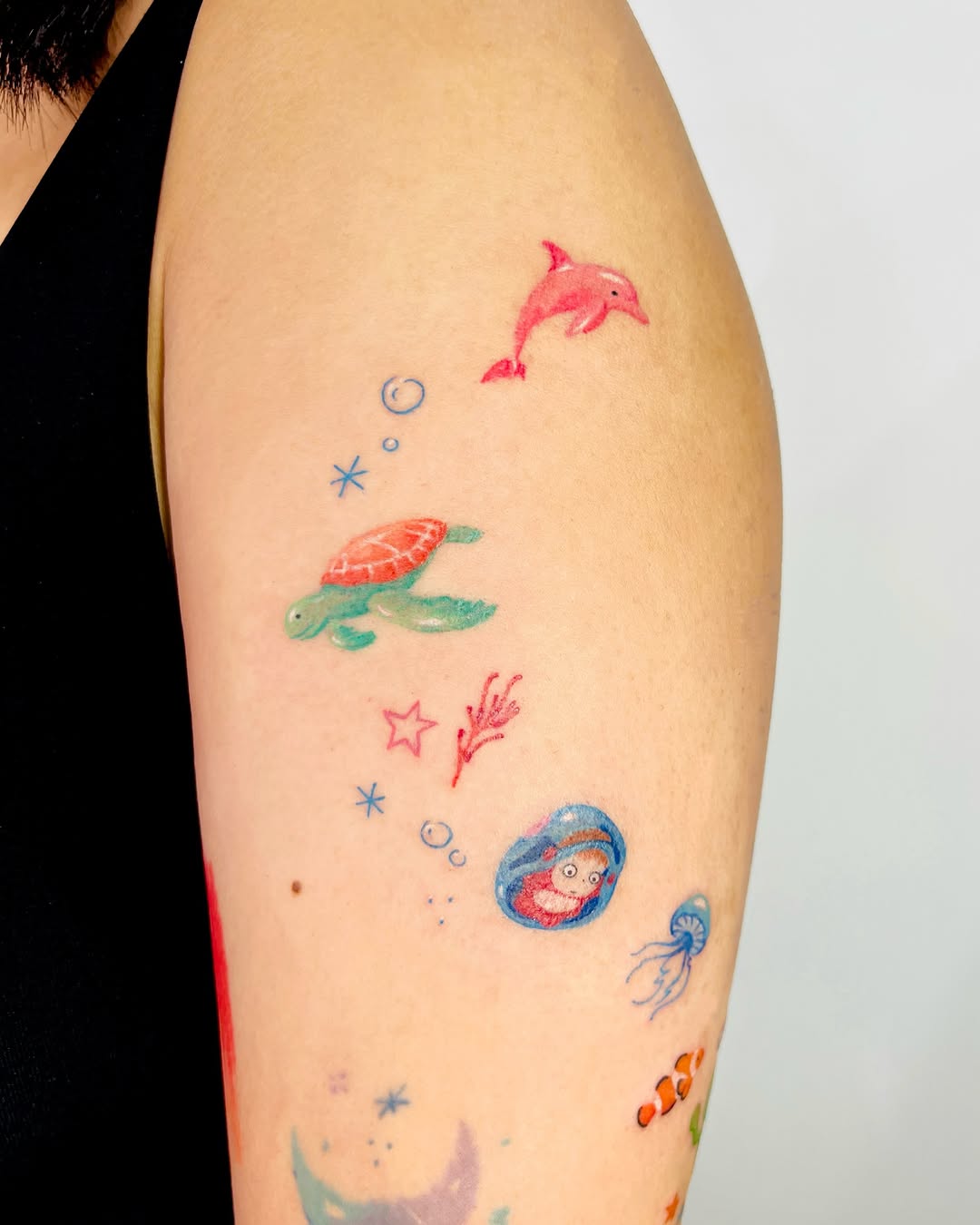 Tattoo by @purinntattoo β fine_line, anime